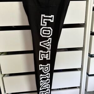 PINK Victoria's Secret Black Yoga Leggings